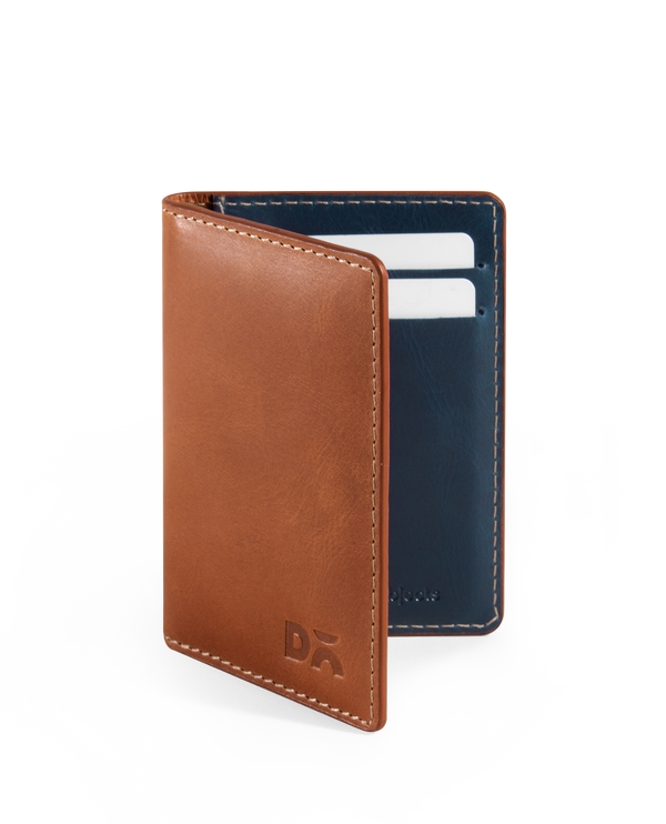 Log Bi-Fold Leather Wallet