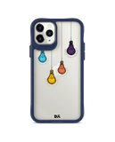 DailyObjects Clear Bulbs Blue Hybrid Clear Case Cover For iPhone 11 Pro