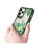 DailyObjects Clear Ferns & Flowers Green Hybrid Clear Case Cover For iPhone 11 Pro Max
