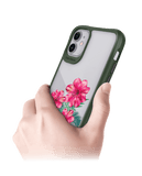 DailyObjects Clear Hibiscus Green Hybrid Clear Case Cover For iPhone 11