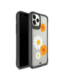 DailyObjects Clear Painted Flowers Black Hybrid Clear Case Cover For iPhone 11 Pro Max