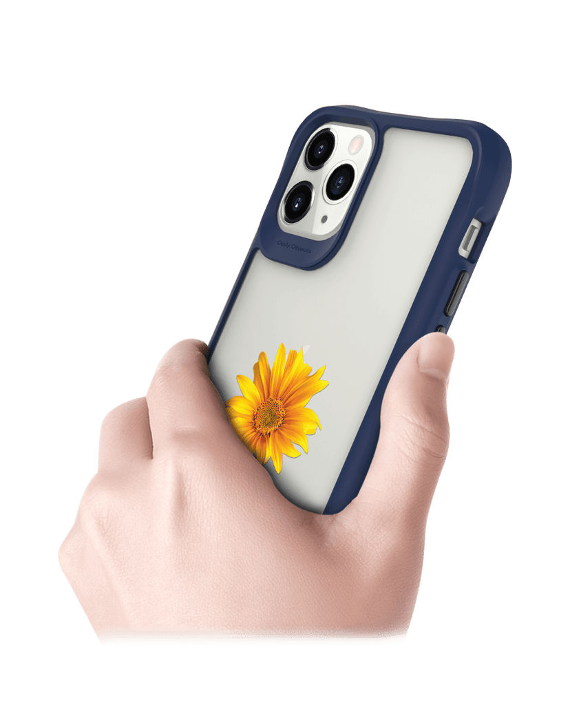 DailyObjects Clear Sunflower Blue Hybrid Clear Case Cover For iPhone 11 Pro
