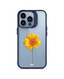 DailyObjects Clear Sunflower Blue Hybrid Clear Case Cover For iPhone 13 Pro Max