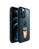 DailyObjects Coffee Is Love Black Hybrid Clear Case Cover For iPhone 12 Pro Max