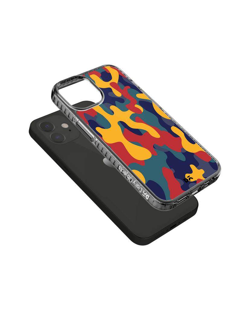 DailyObjects Color Block Camo Stride 2.0 Case Cover For iPhone 12