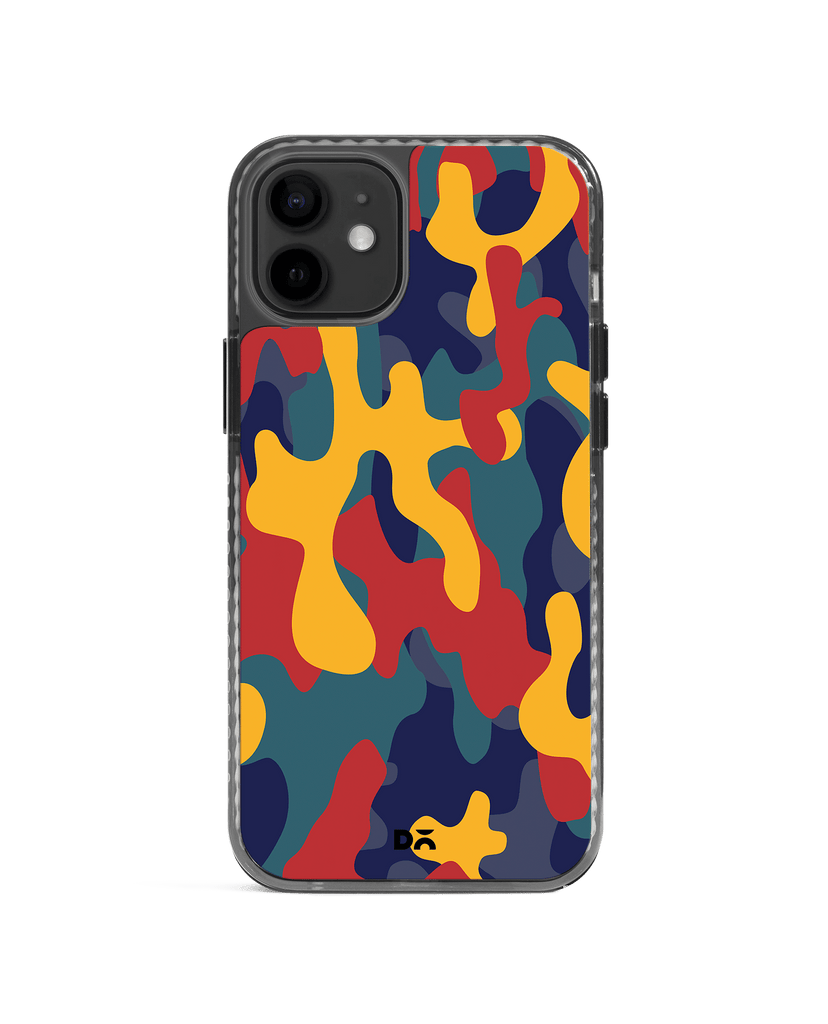 DailyObjects Color Block Camo Stride 2.0 Case Cover For iPhone 12