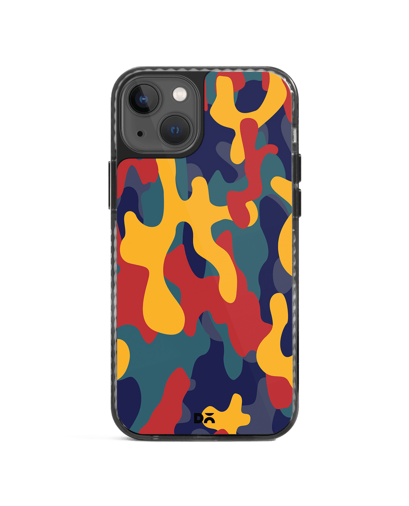 DailyObjects Color Block Camo Stride 2.0 Case Cover For iPhone 13 Mini