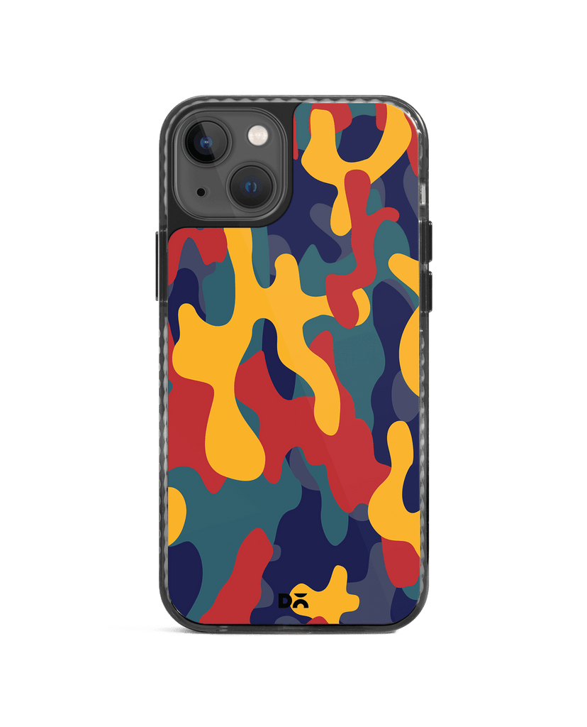 DailyObjects Color Block Camo Stride 2.0 Phone Case Cover For iPhone 14