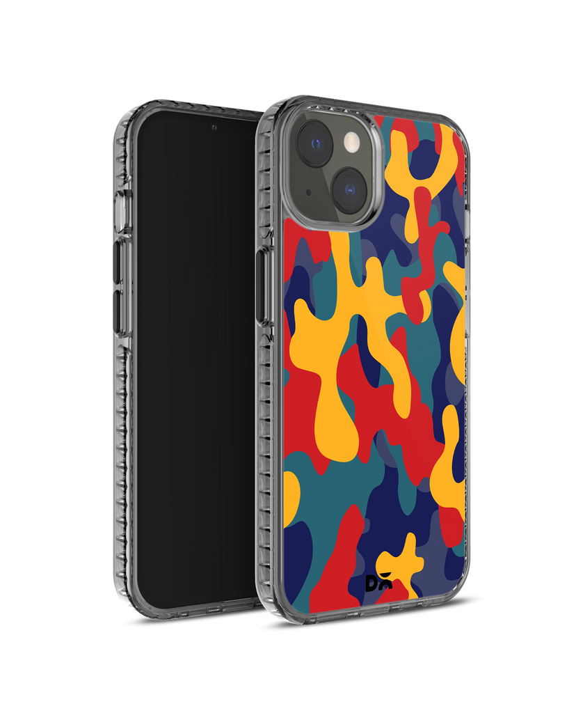 DailyObjects Color Block Camo Stride 2.0 Phone Case Cover For iPhone 15