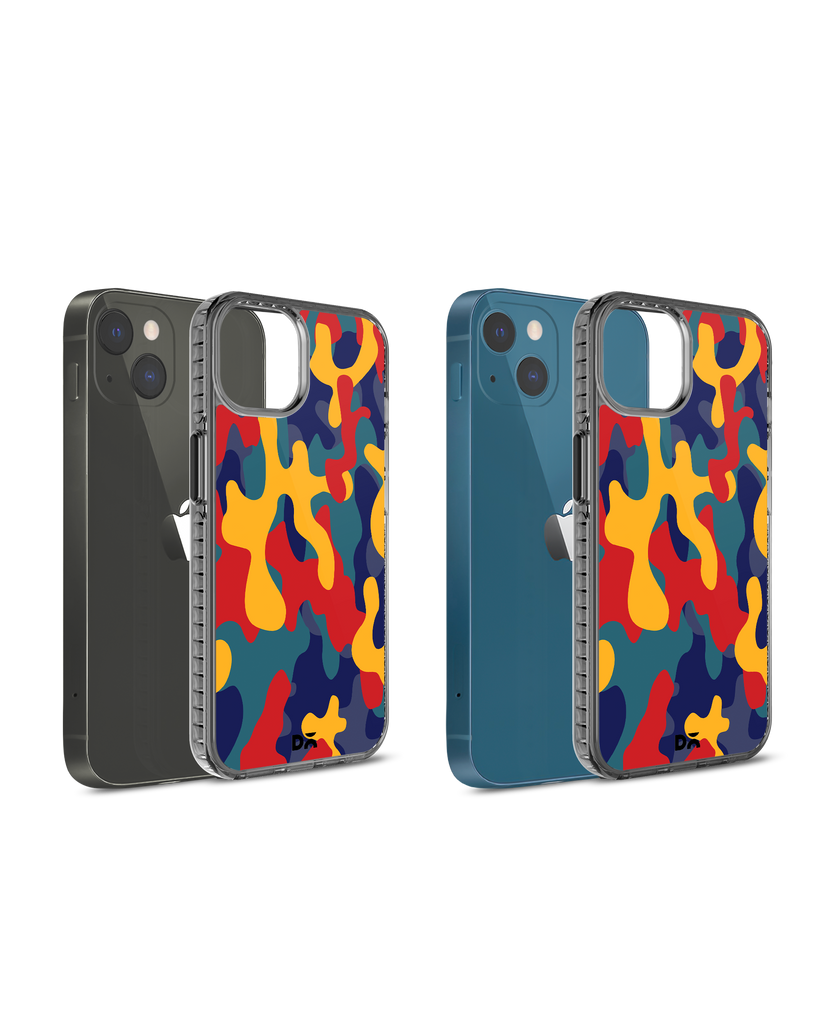 DailyObjects Color Block Camo Stride 2.0 Phone Case Cover For iPhone 15