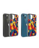 DailyObjects Color Block Camo Stride 2.0 Phone Case Cover For iPhone 15