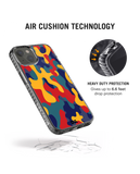 DailyObjects Color Block Camo Stride 2.0 Phone Case Cover For iPhone 15