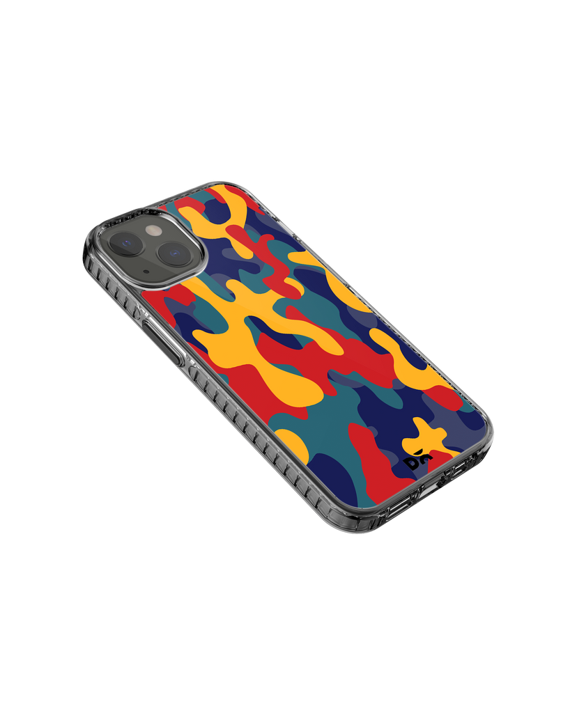 DailyObjects Color Block Camo Stride 2.0 Phone Case Cover For iPhone 15