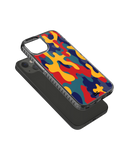 DailyObjects Color Block Camo Stride 2.0 Phone Case Cover For iPhone 15