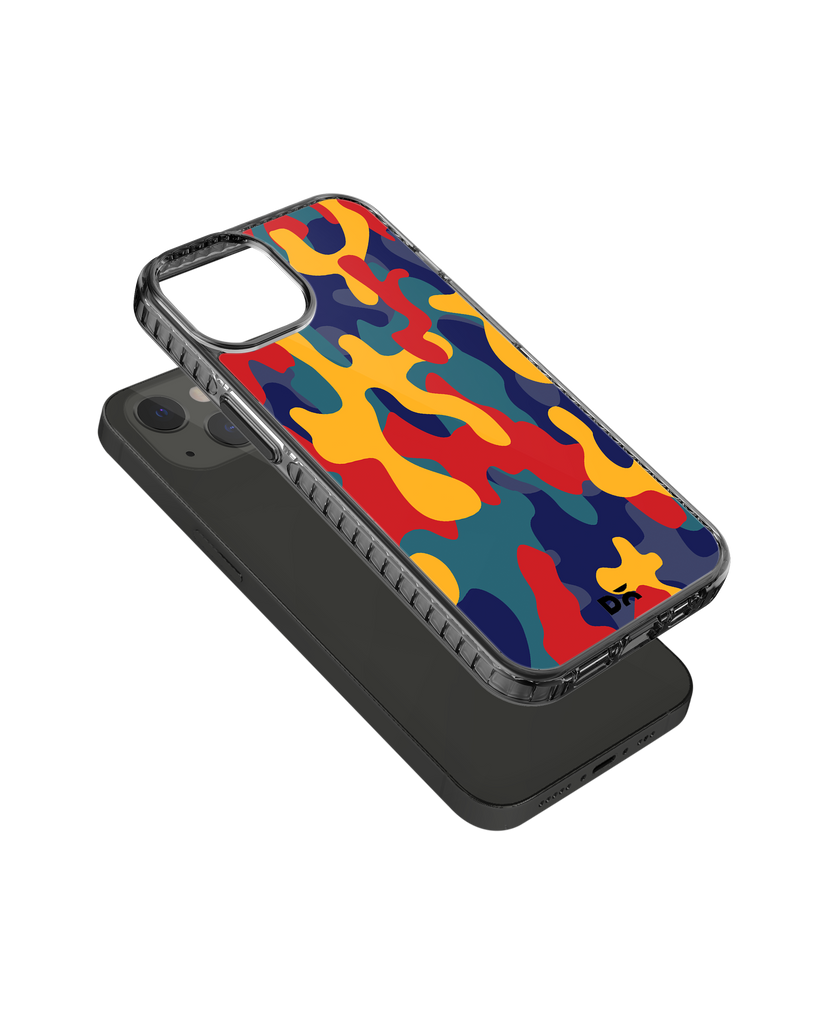 DailyObjects Color Block Camo Stride 2.0 Phone Case Cover For iPhone 15 Plus