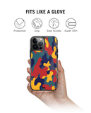 DailyObjects Color Block Camo Stride 2.0 Phone Case Cover For iPhone 15 Pro Max