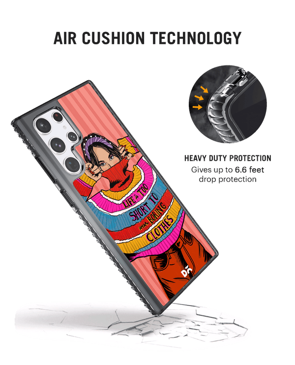 DailyObjects Colourblock Jumper Stride 2.0 Case Cover For Samsung Galaxy S23 Ultra