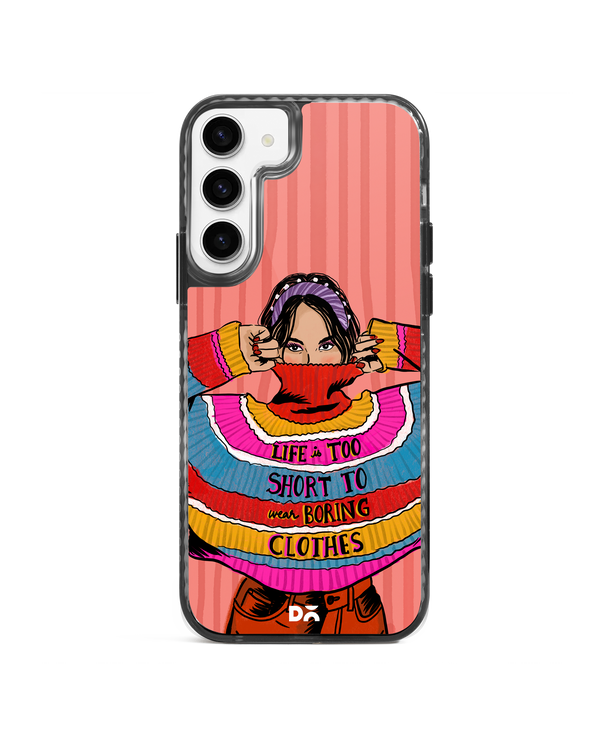 DailyObjects Colourblock Jumper Stride 2.0 Case Cover For Samsung Galaxy S23