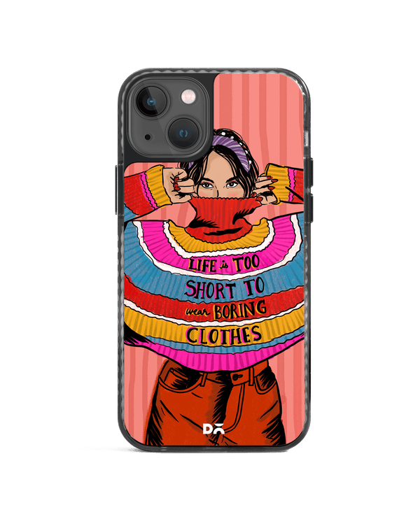 DailyObjects Colourblock Jumper Stride 2.0 Case Cover For iPhone 13