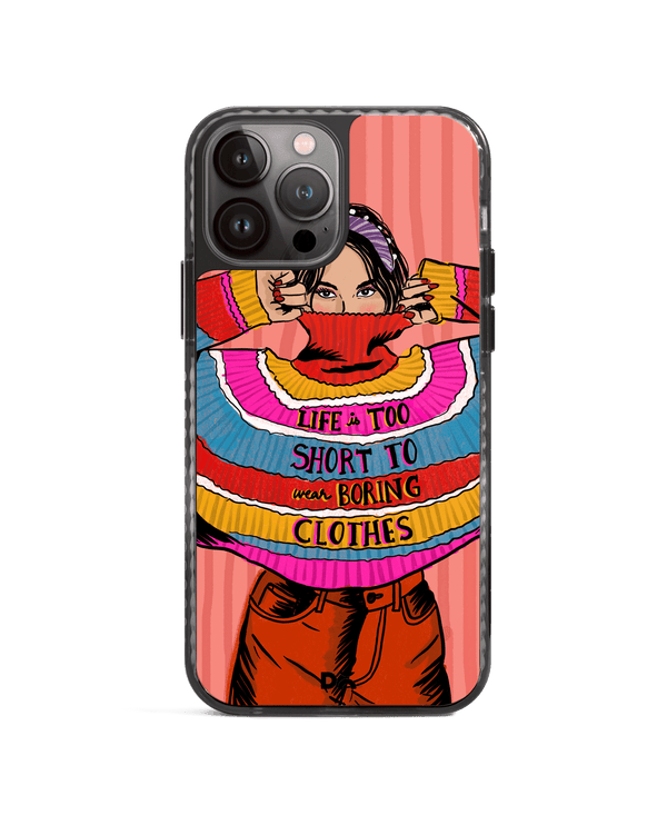 DailyObjects Colourblock Jumper Stride 2.0 Phone Case Cover For iPhone 14 Pro Max