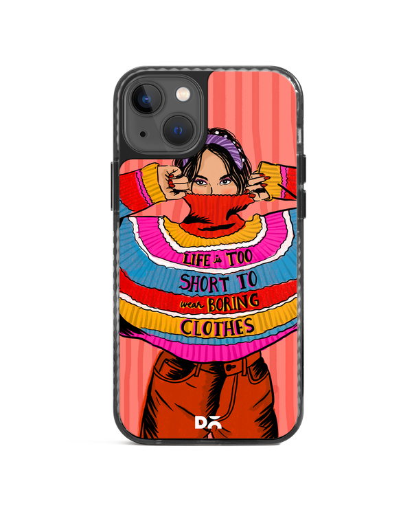 DailyObjects Colourblock Jumper Stride 2.0 Phone Case Cover For iPhone 15