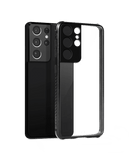 DailyObjects Commando Series Black Clear Case Cover For Samsung Galaxy S21 Ultra