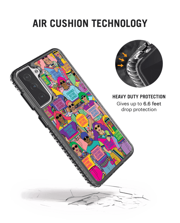DailyObjects Cravings Before Savings Stride 2.0 Case Cover For Samsung Galaxy S21