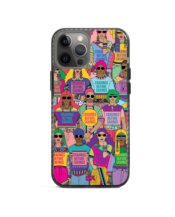 DailyObjects Cravings Before Savings Stride 2.0 Case Cover For iPhone 12 Pro