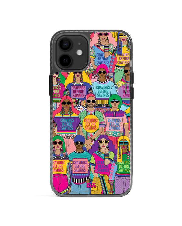 DailyObjects Cravings Before Savings Stride 2.0 Case Cover For iPhone 12