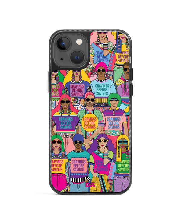 DailyObjects Cravings Before Savings Stride 2.0 Case Cover For iPhone 13
