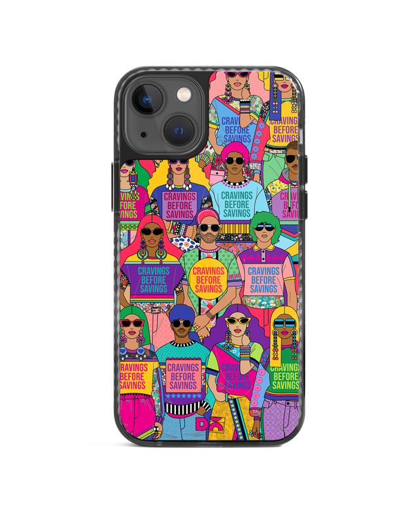 DailyObjects Cravings Before Savings Stride 2.0 Phone Case Cover For iPhone 15 Plus
