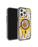 DailyObjects Cronus Stride 2.0 Clear MagSafe Phone Case Cover For iPhone 15 Pro