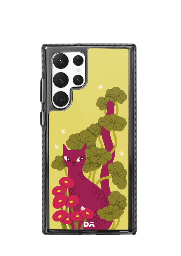 Curious Cat Stride 2.0 Case Cover For Samsung Galaxy S22 Ultra