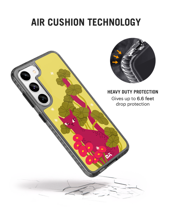 Curious Cat Stride 2.0 Case Cover For Samsung Galaxy S23