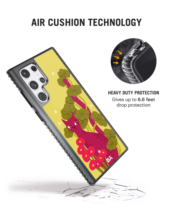 Curious Cat Stride 2.0 Case Cover For Samsung Galaxy S23 Ultra