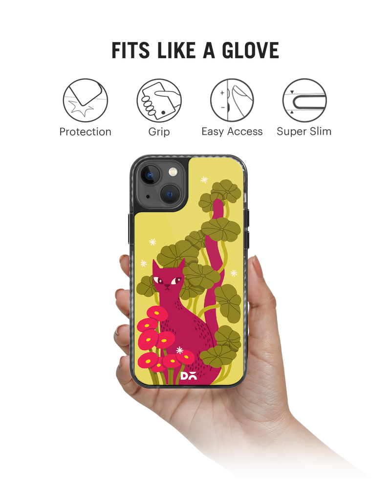 Curious Cat Stride 2.0 Phone Case Cover For iPhone 15