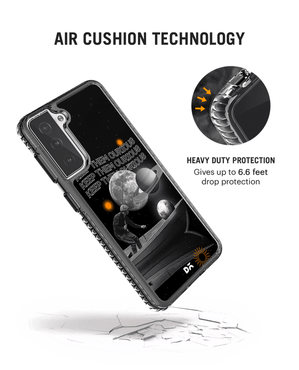 DailyObjects Curious State of Mind Stride 2.0 Case Cover For Samsung Galaxy S21