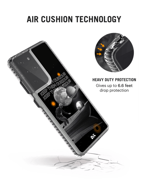 DailyObjects Curious State of Mind Stride 2.0 Case Cover For Samsung Galaxy S21 Ultra