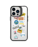 Current Mood Black Hybrid Clear Phone Case Cover For iPhone 14 Pro