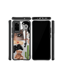 DailyObjects Desert Drop Black Hybrid Clear Case Cover For Samsung Galaxy S20 Plus