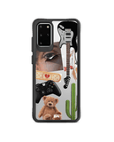 DailyObjects Desert Drop Black Hybrid Clear Case Cover For Samsung Galaxy S20 Plus
