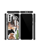 DailyObjects Desert Drop Black Hybrid Clear Case Cover For Samsung Galaxy S21
