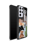 DailyObjects Desert Drop Black Hybrid Clear Case Cover For Samsung Galaxy S21 Ultra