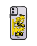 DailyObjects Designer Life Black Hybrid Clear Case Cover For iPhone 11