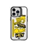 DailyObjects Designer Life Black Hybrid Clear Case Cover For iPhone 13 Pro Max