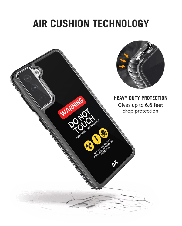 DailyObjects Do Not Touch Stride 2.0 Case Cover For Samsung Galaxy S21