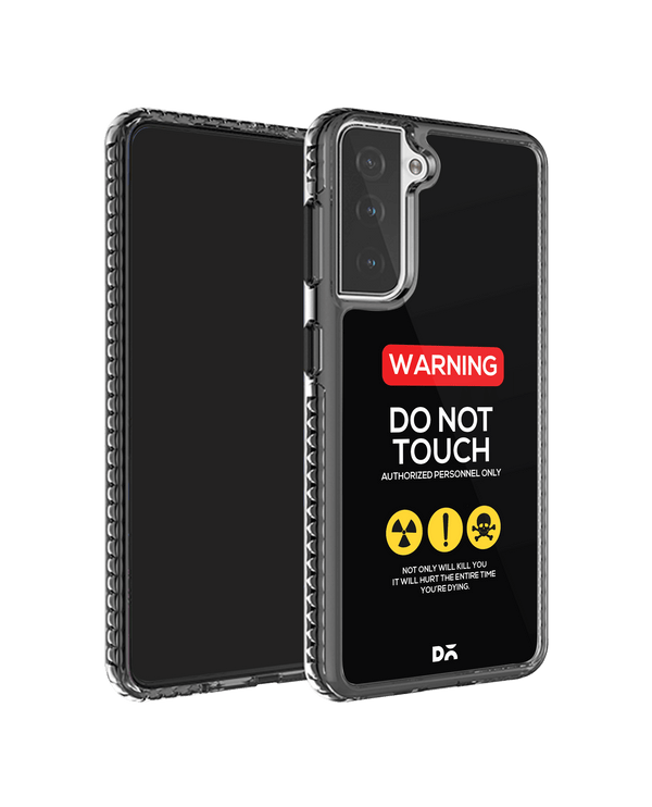 DailyObjects Do Not Touch Stride 2.0 Case Cover For Samsung Galaxy S21 FE