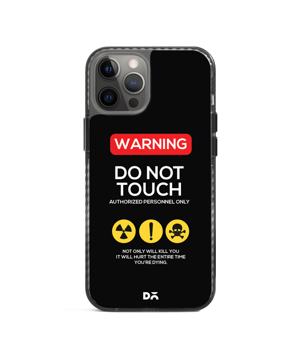 DailyObjects Do Not Touch Stride 2.0 Case Cover For iPhone 12 Pro