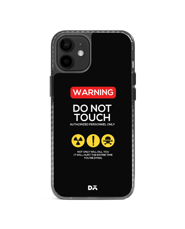 DailyObjects Do Not Touch Stride 2.0 Case Cover For iPhone 12
