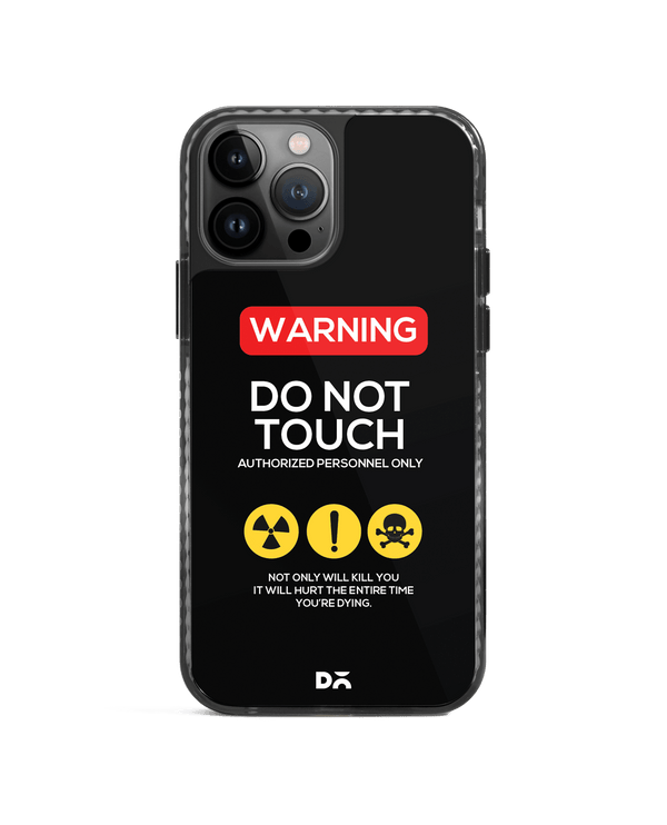 DailyObjects Do Not Touch Stride 2.0 Case Cover For iPhone 13 Pro Max